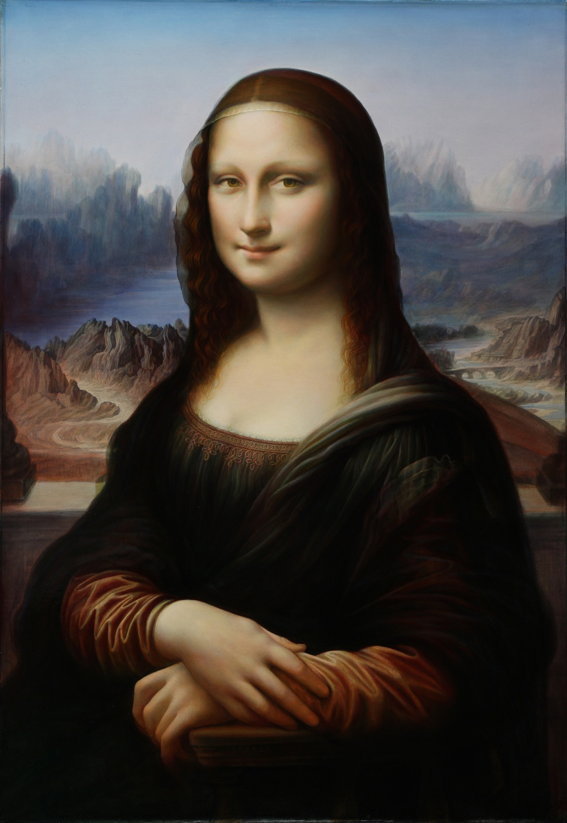 Sushienok64 @ mail.ru Mikhailovich Sushenok Igor. Mona Lisa. Copy from Leonardo.