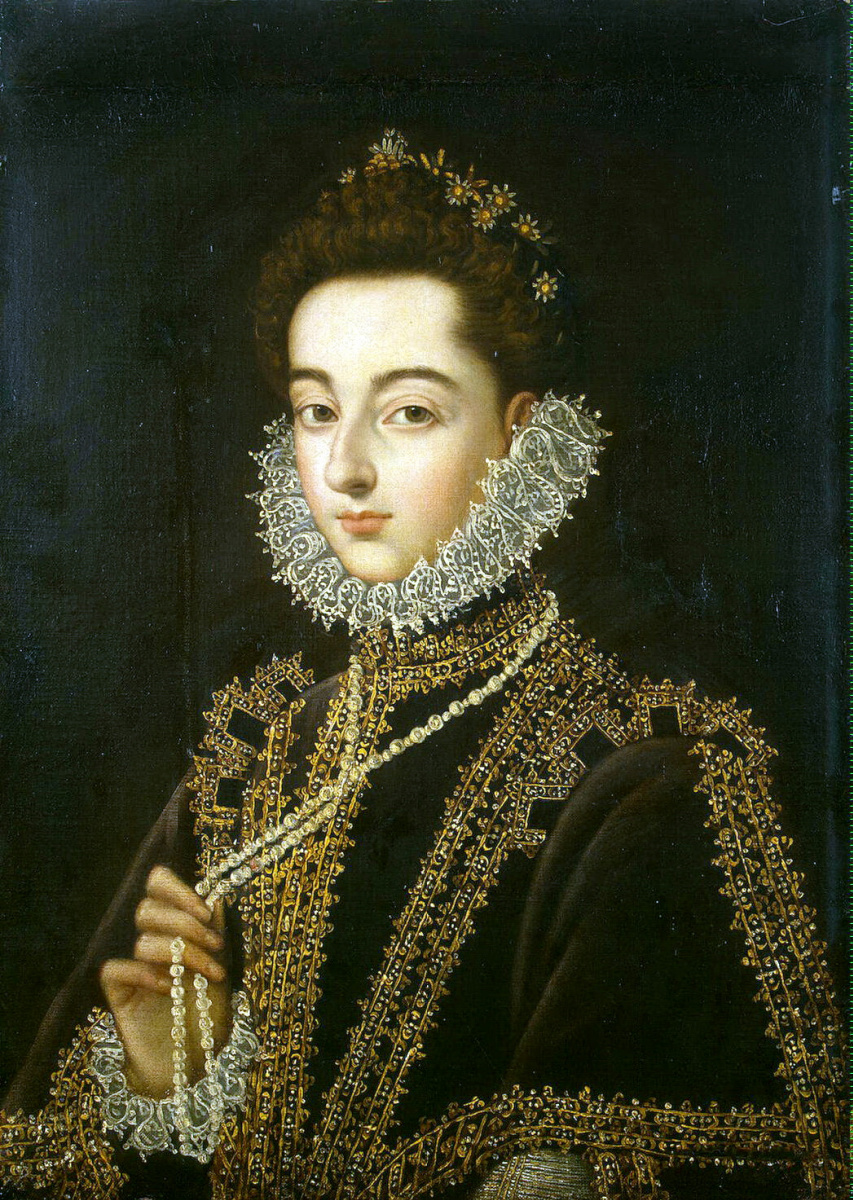 Alonso Sanchez Coello. Portrait of the Infanta Catalina Micaela Austrian