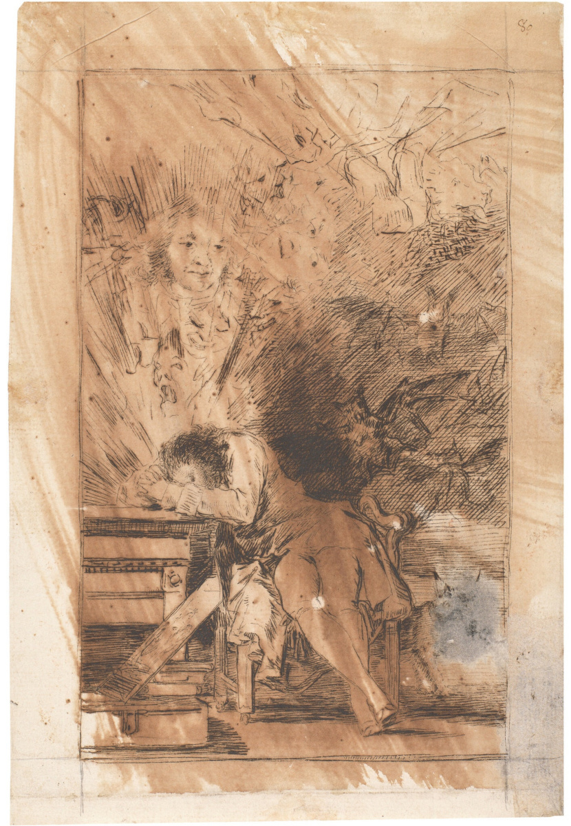 Francisco Goya. El sueño de la razón da a luz a monstruos.