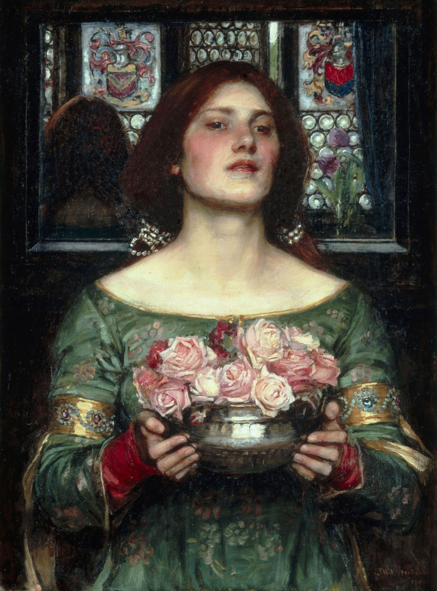 John William Waterhouse. Gather ye rosebuds...