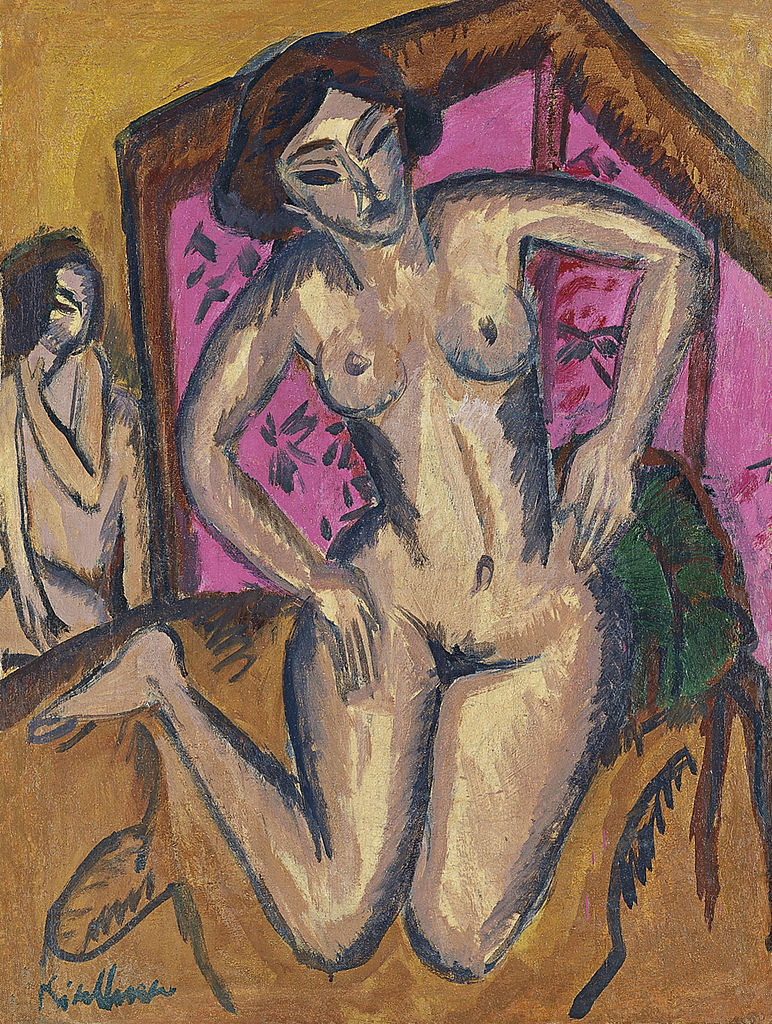 Ernst Ludwig Kirchner. Nude woman