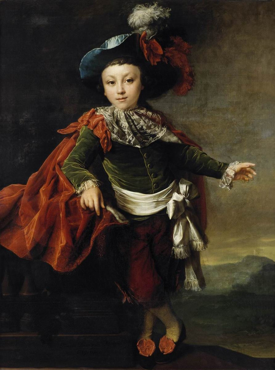 Dmitry Grigorievich Levitsky. Portrait Favst Petrovich Makarovskogo in costume