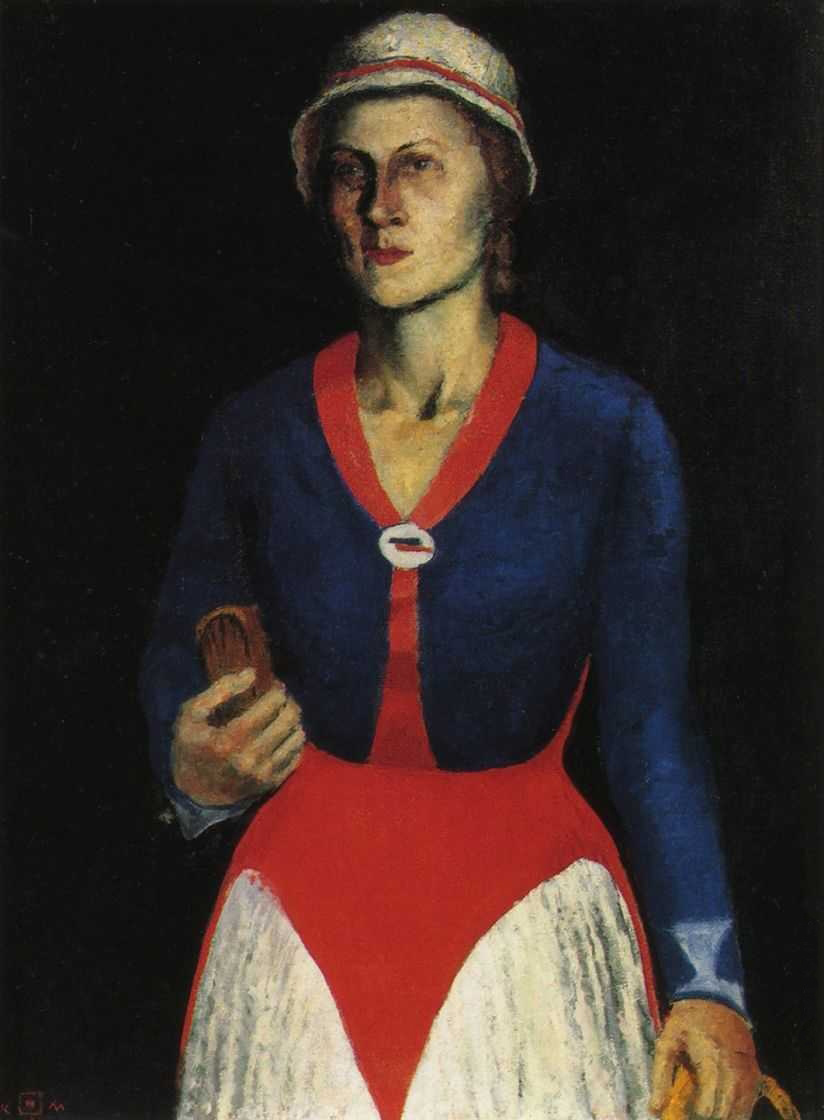 Kazimir Malevich. Portrait of the artist's wife