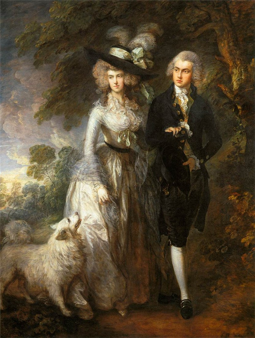 Thomas Gainsborough. Mr and Mrs Hallett (The Morning Walk)