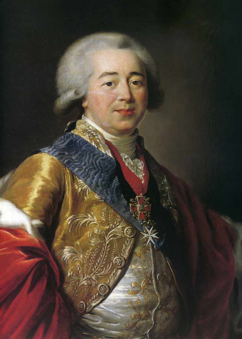 Elizabeth Vigee Le Brun. Portrait of Prince Alexander Borisovich Kurakin