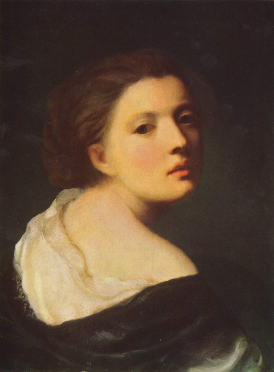 Jean-Baptiste Greuze. Portrait of a girl