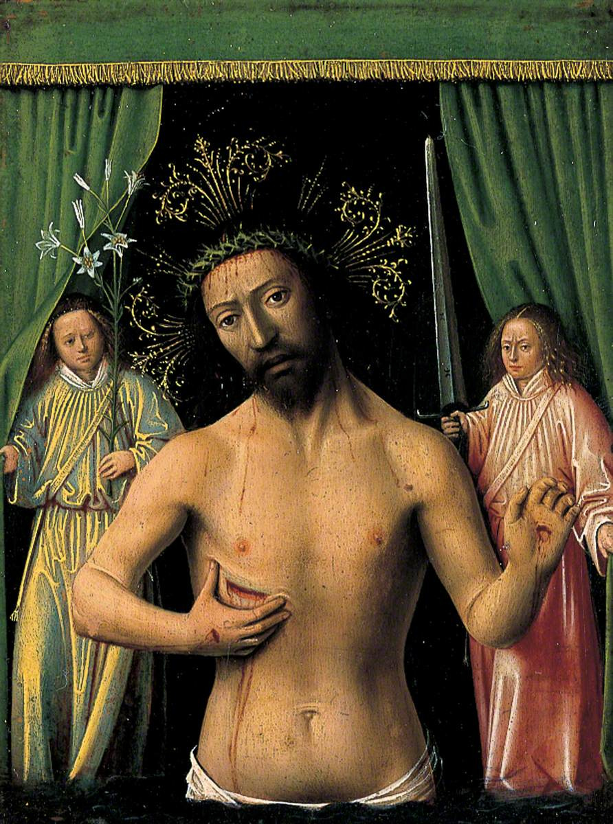 Petrus Christus. The man of sorrows