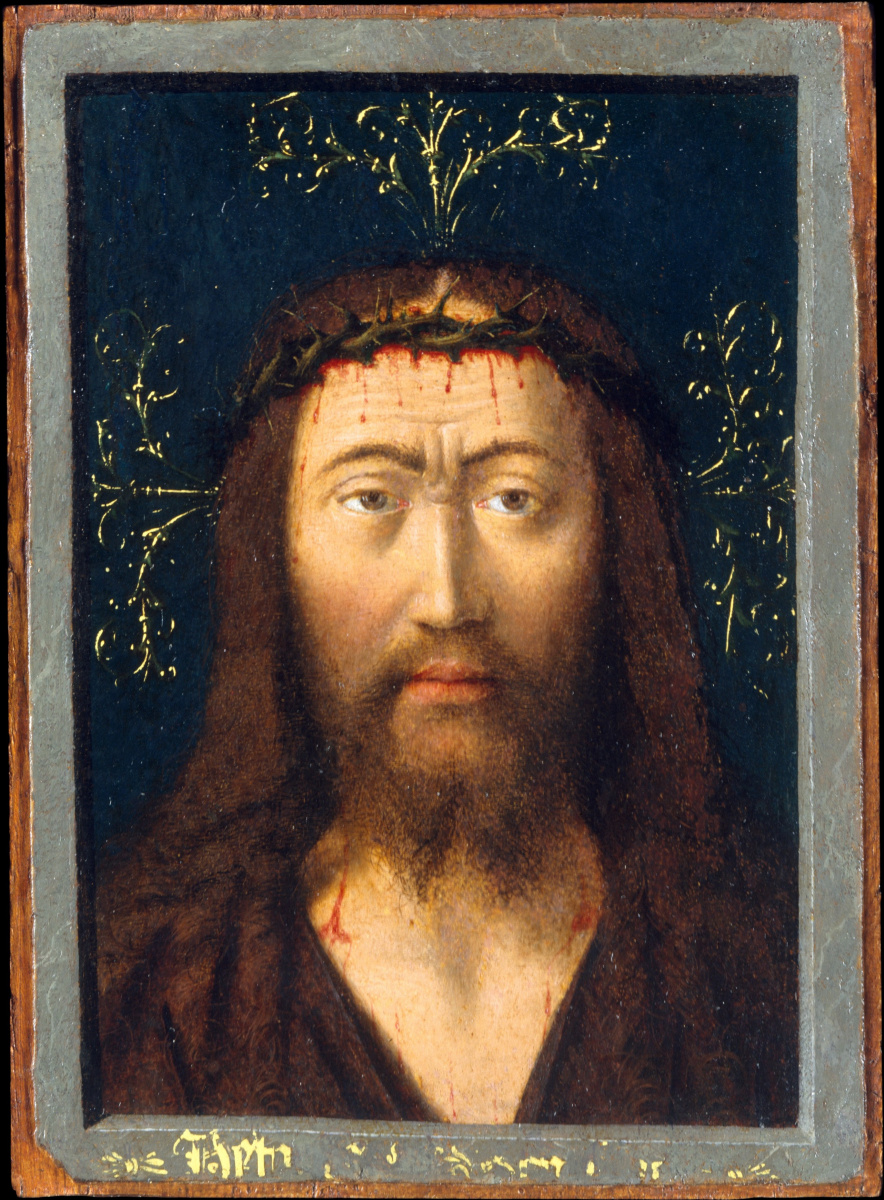 Petrus Christus. Head of Christ