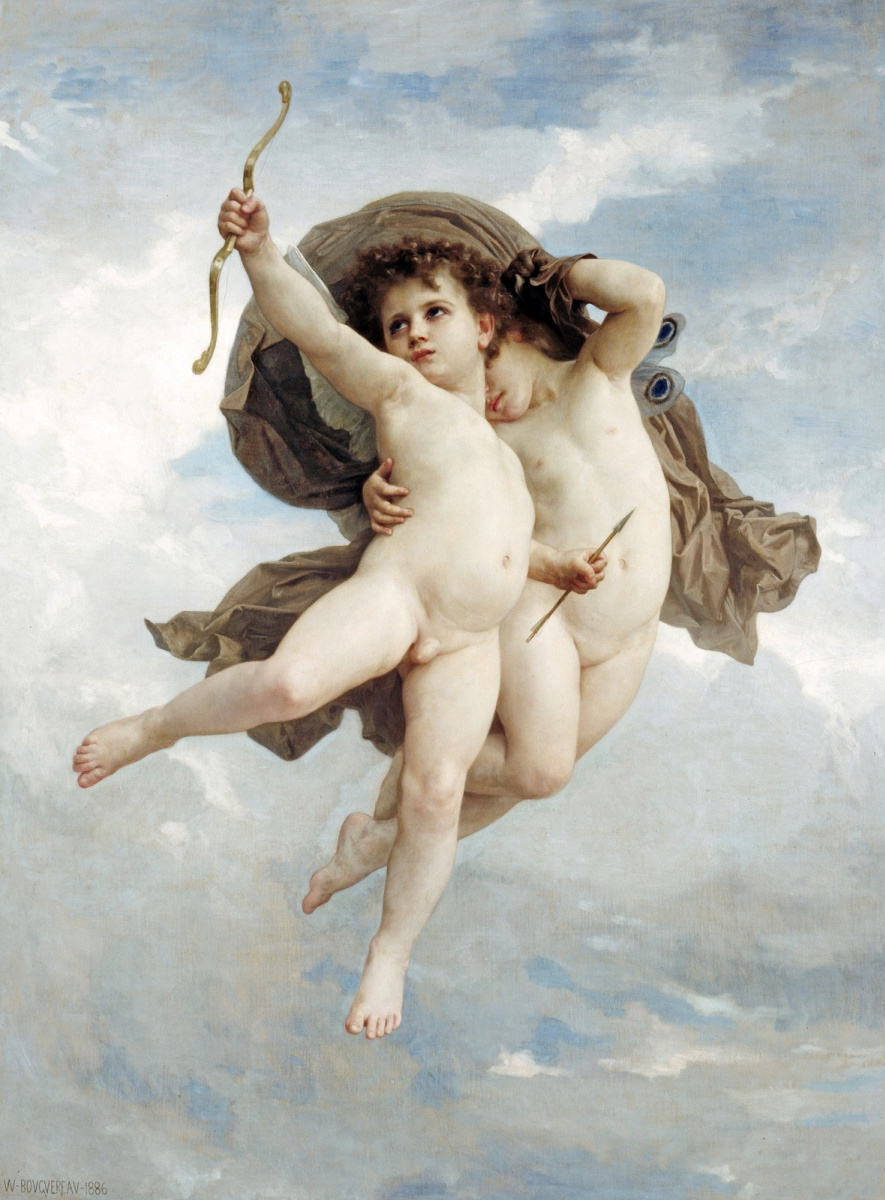 William-Adolphe Bouguereau. Cupid winner