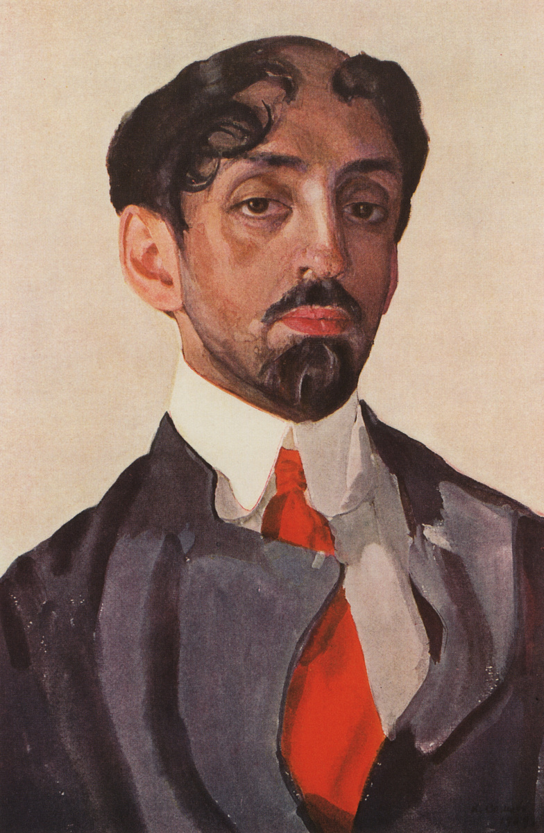 Konstantin Somov. Portrait Of Mikhail Alekseevich Kuzmin