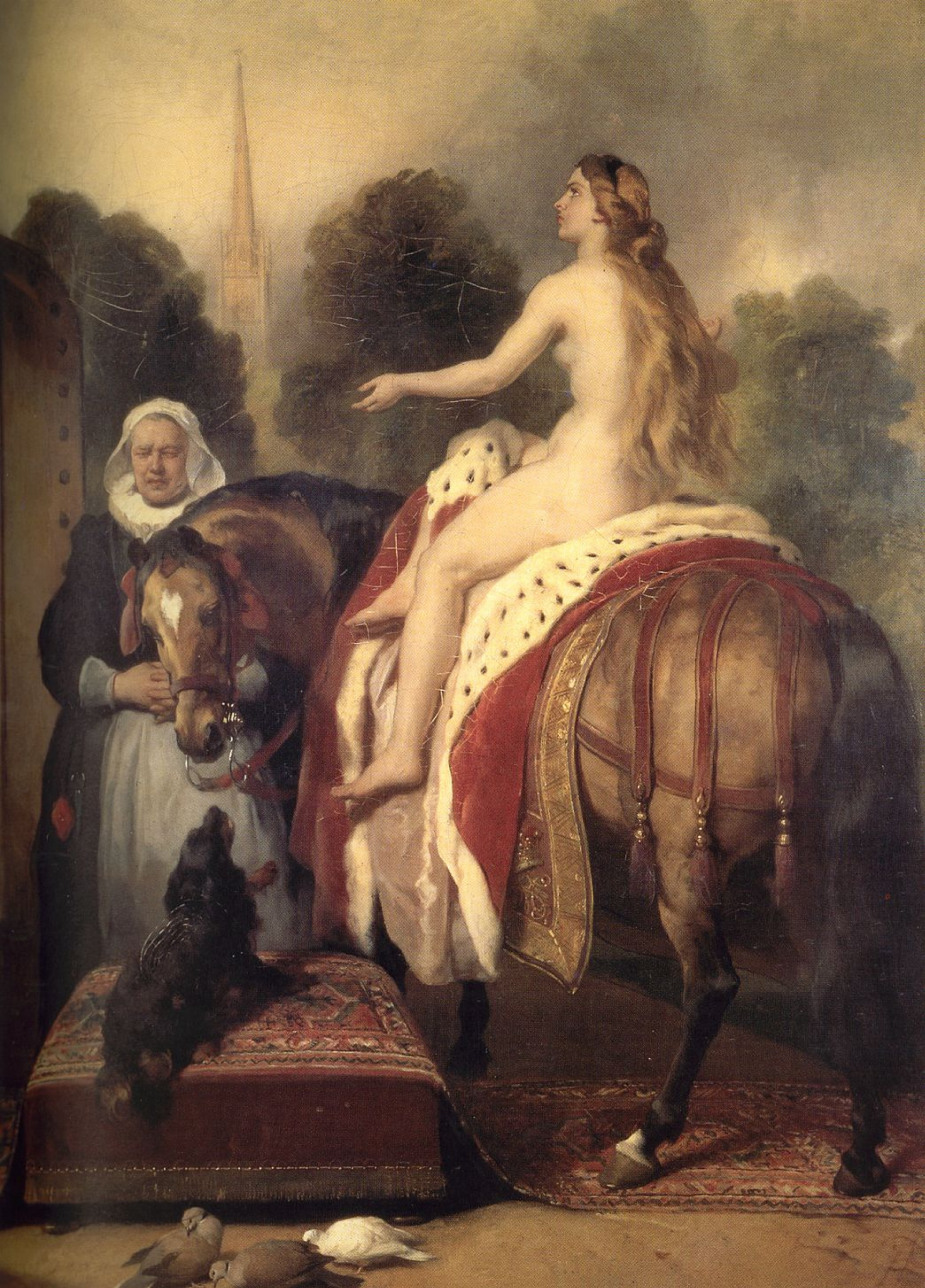 Prayer lady Godiva, 1865, 143×113 cm by Edwin Landseer: History, Analysis &  Facts | Arthive