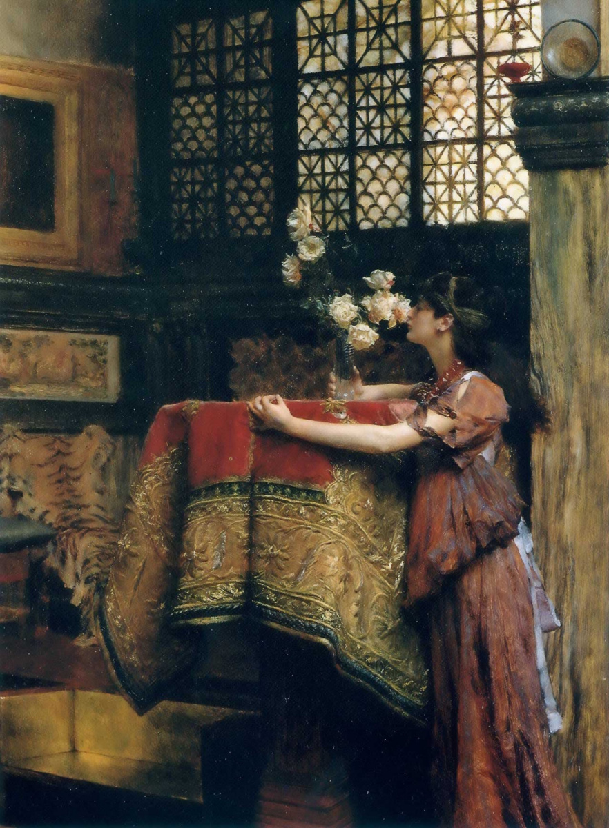 Lawrence Alma-Tadema. In my Studio