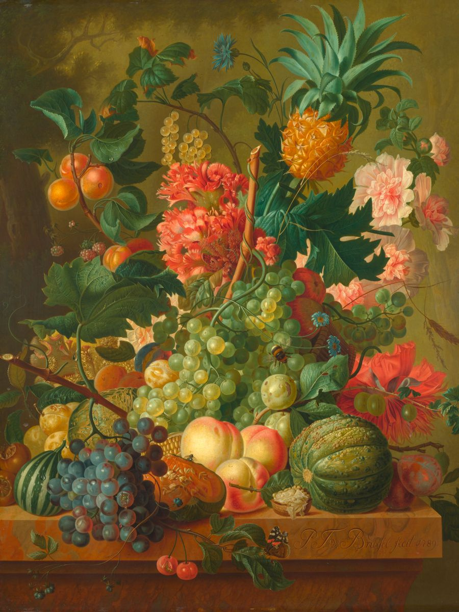 Paul Theodore van Brussels. Fruits and flowers