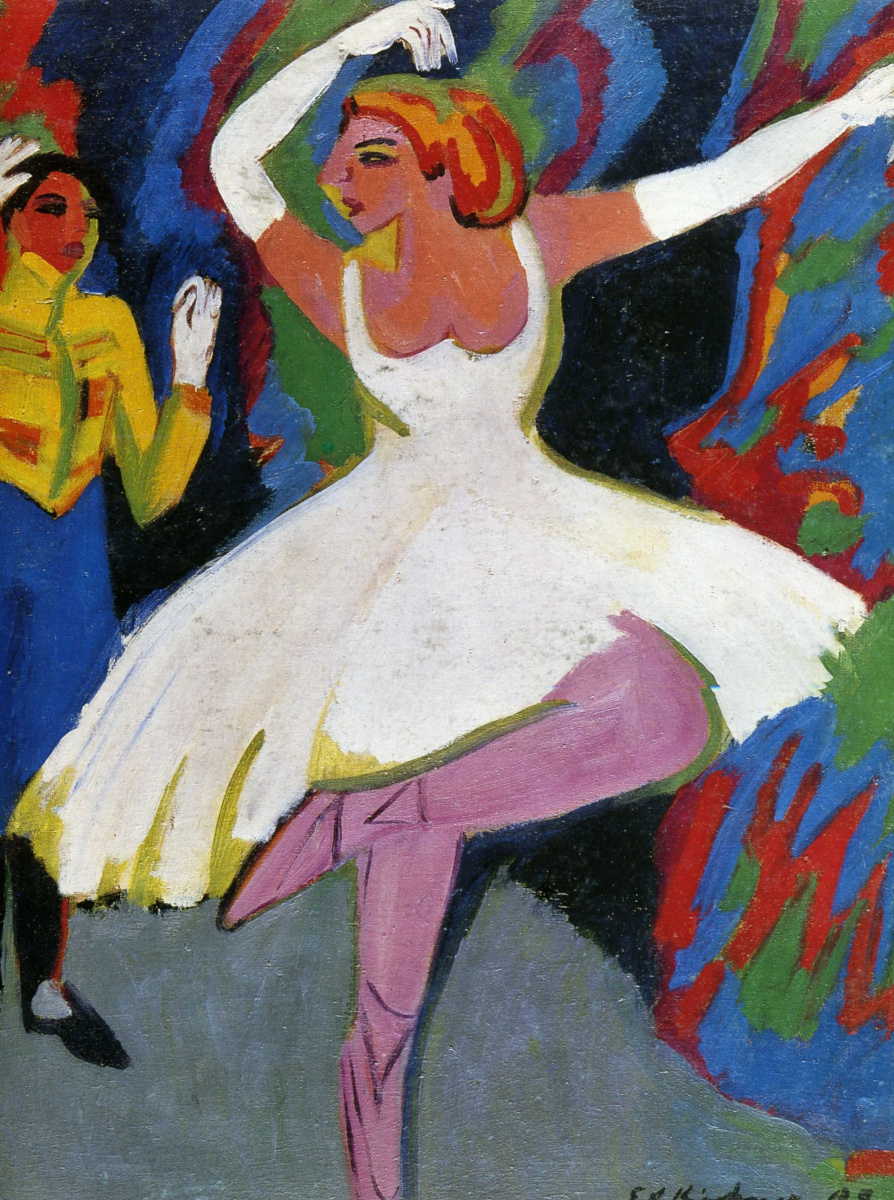 Ernst Ludwig Kirchner. Russian dancer