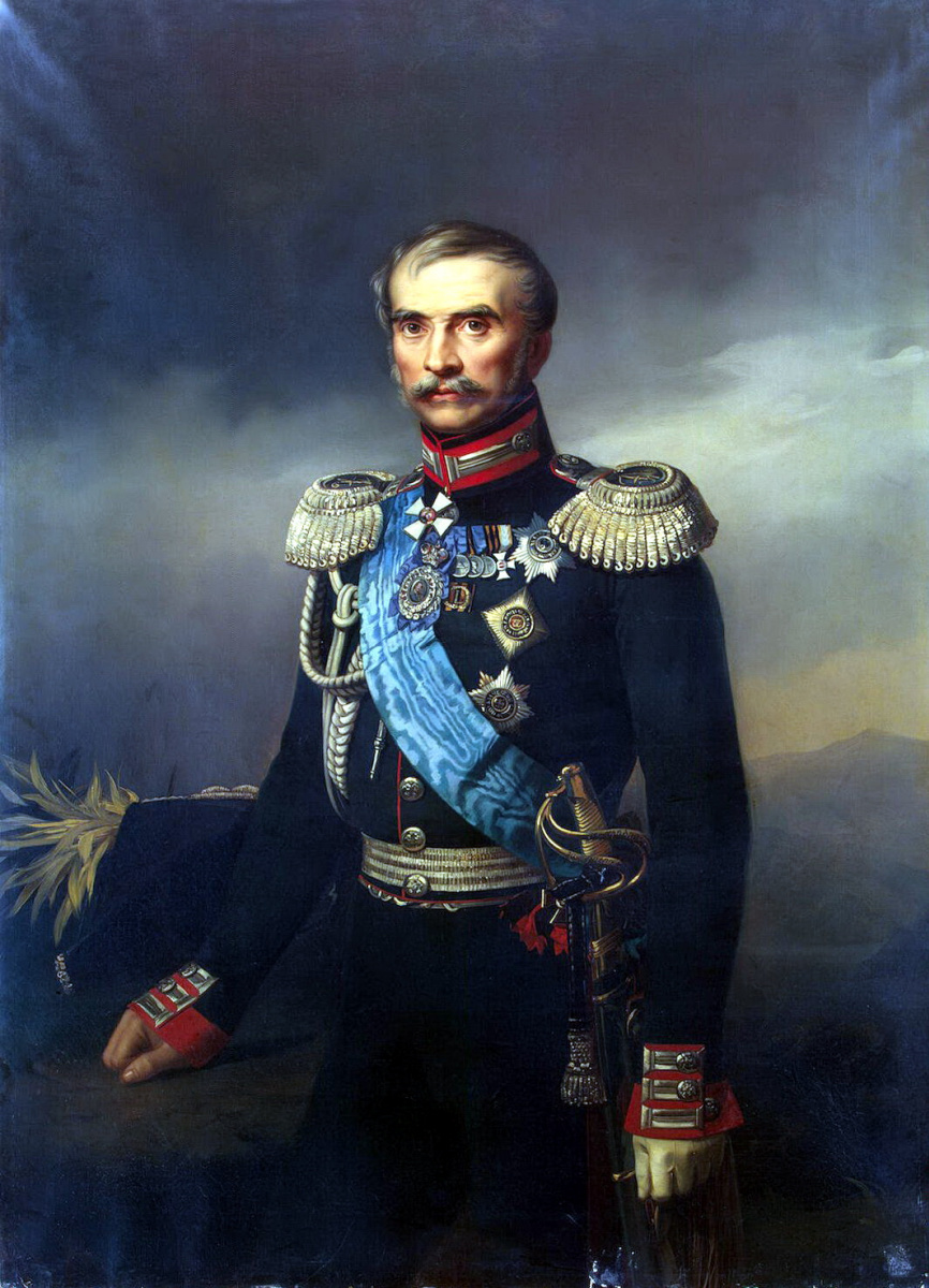 Egor Ivanovich Botman. Portrait Of Illarion Vasilyevich Vasilchikov
