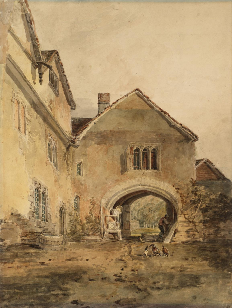 Joseph Mallord William Turner. Castle Allington, Kent gates