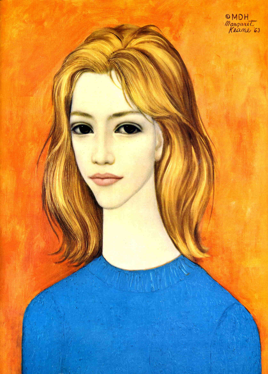 Margaret Kin. Lady in blue