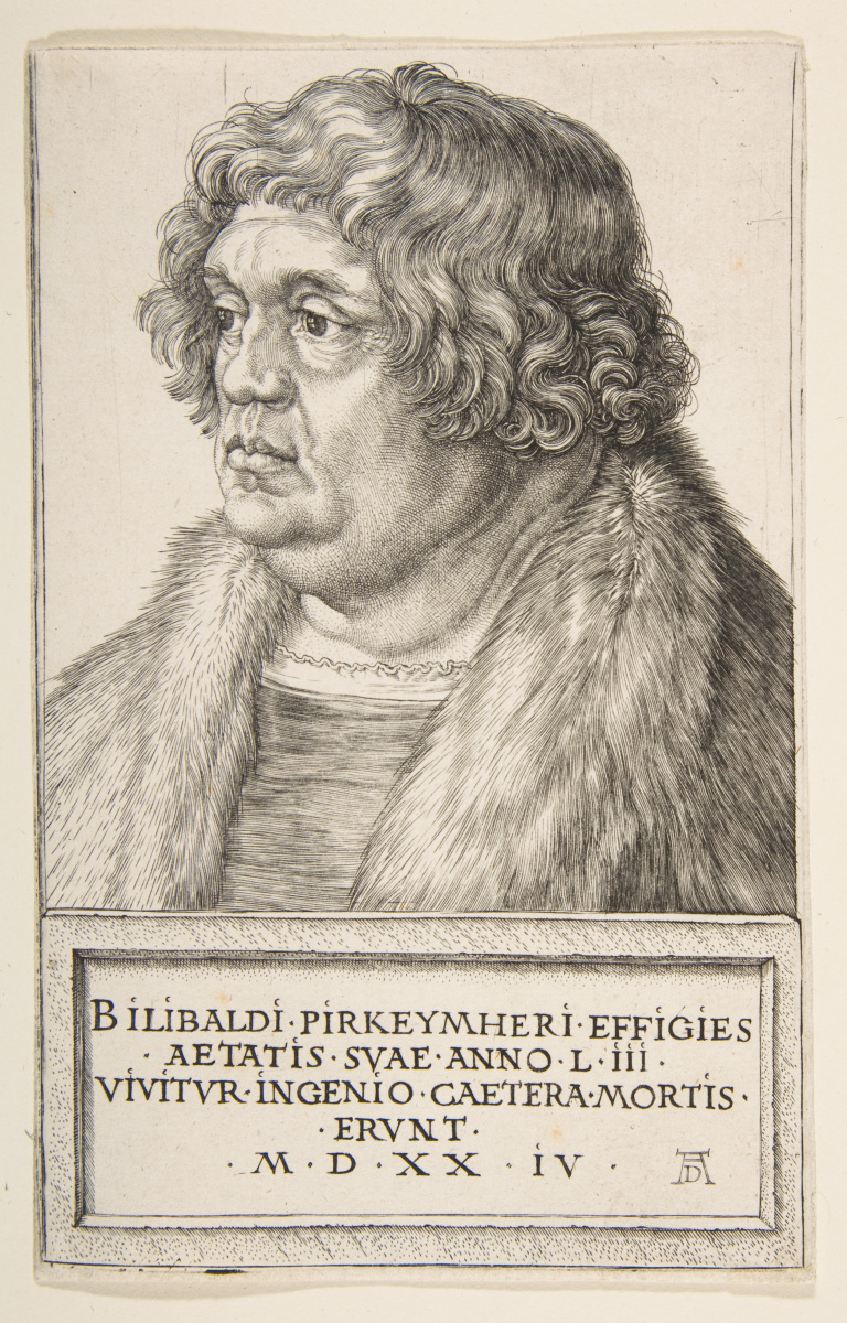 Albrecht Dürer. Portrait Of Willibald Of Pirkheimer