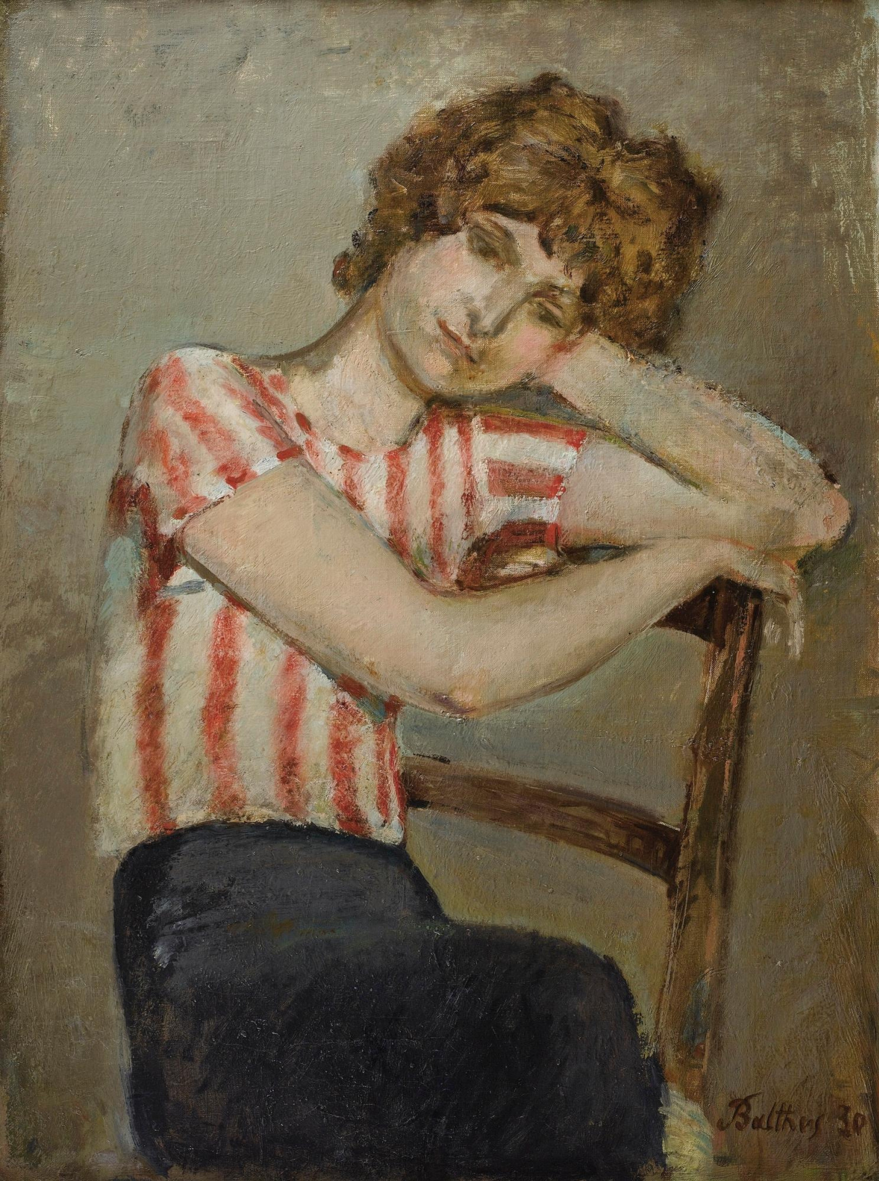 Renee, 1960, 60×81 cm by Balthus (Balthasar Klossovsky de Rola): History,  Analysis & Facts | Arthive