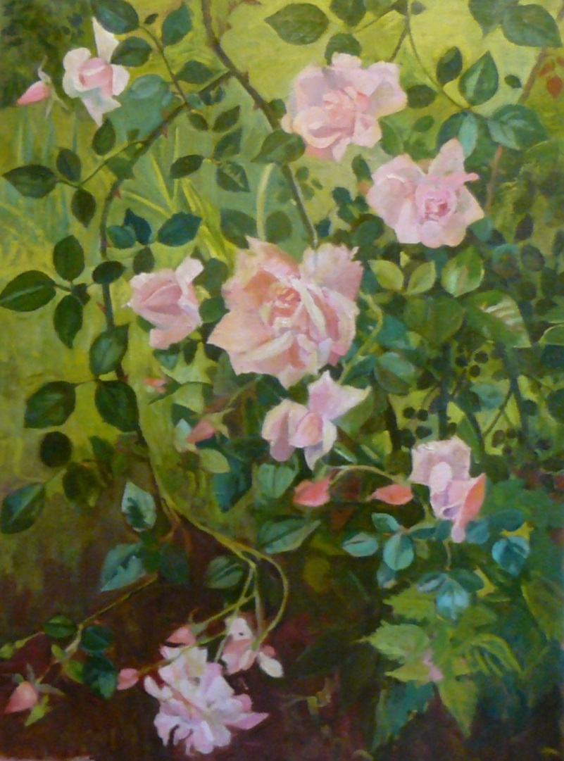 Larissa Vasilyevna Kopylova. Roses in the garden