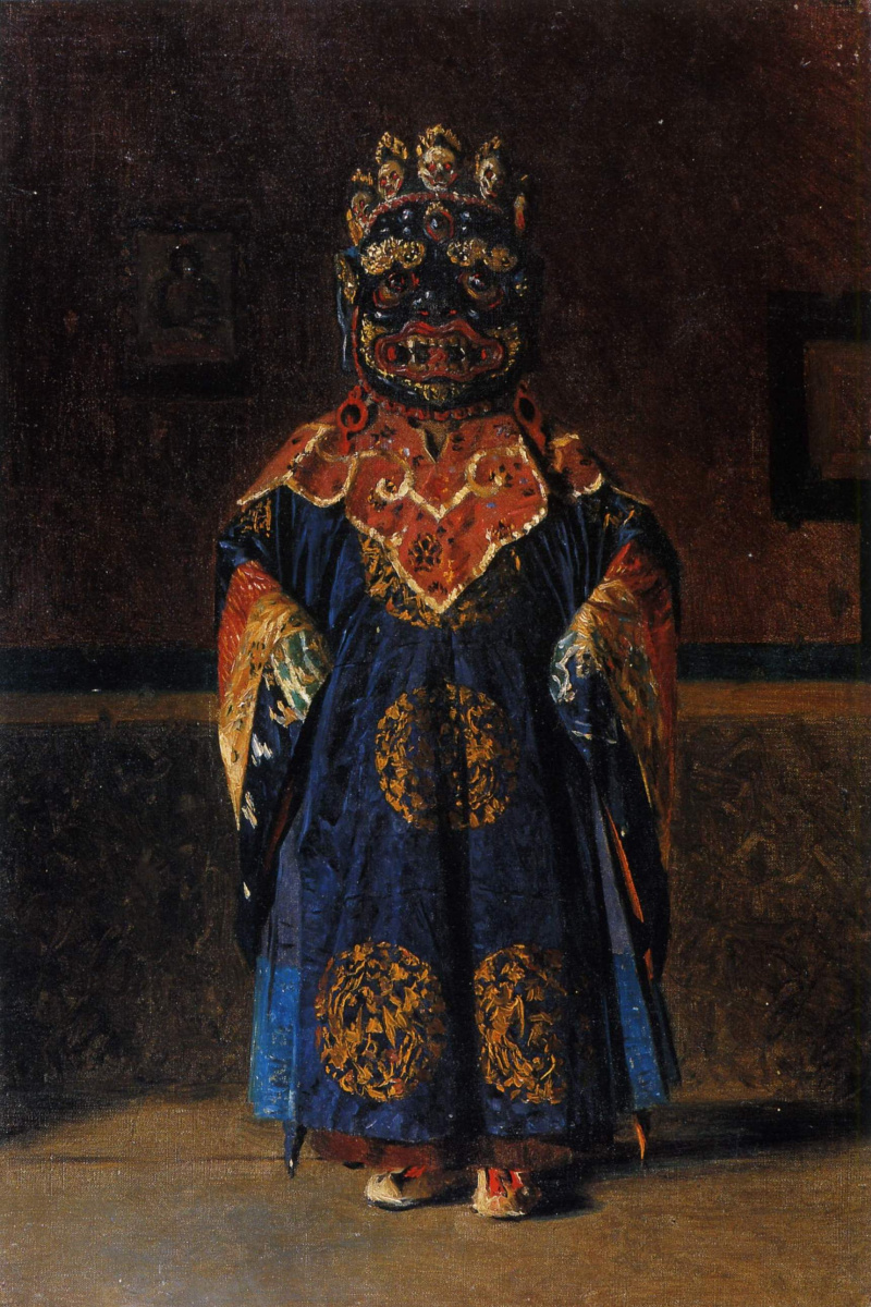 Vasily Vereshchagin. Lama of the red sect, in full dress