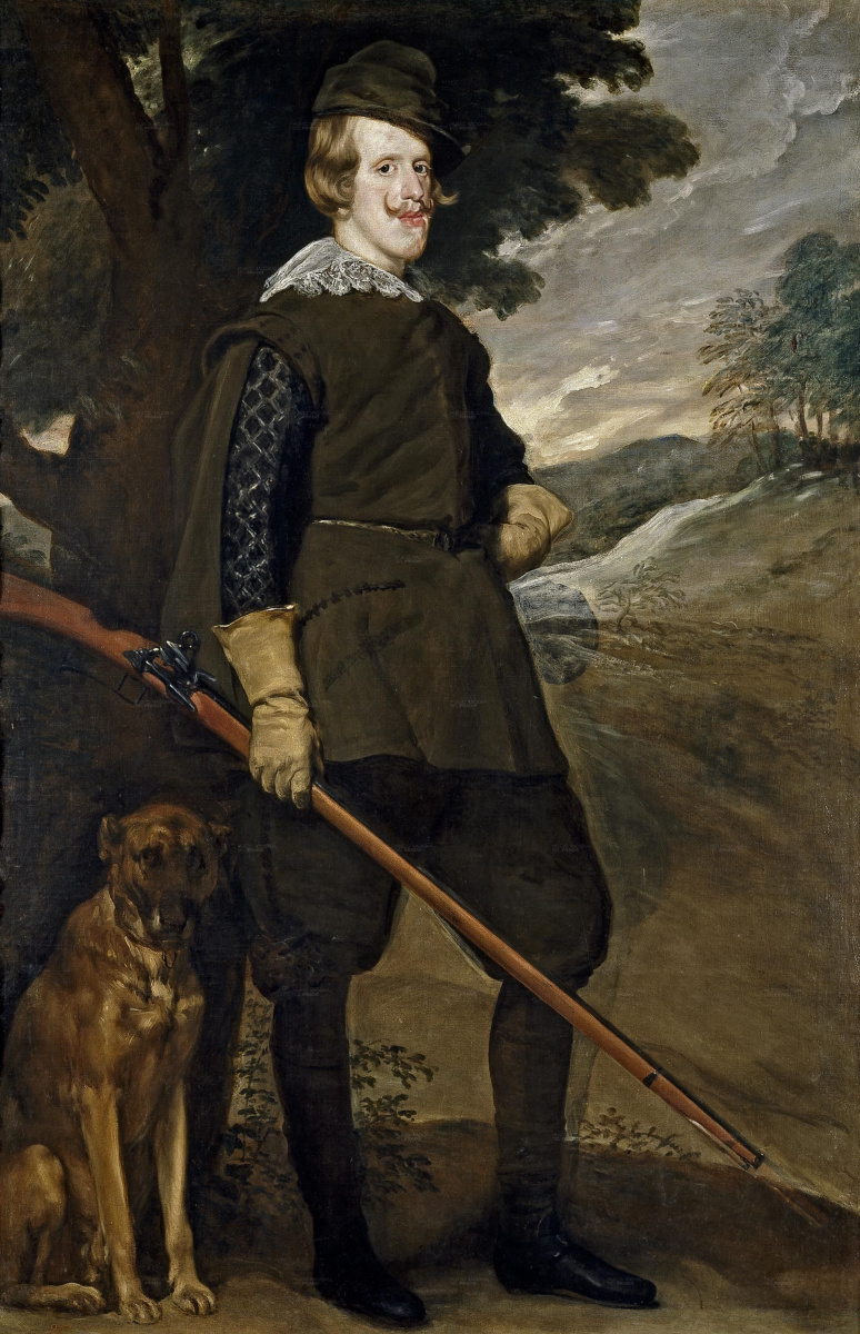 Diego Velazquez. Portrait of Philip IV in hunting costume