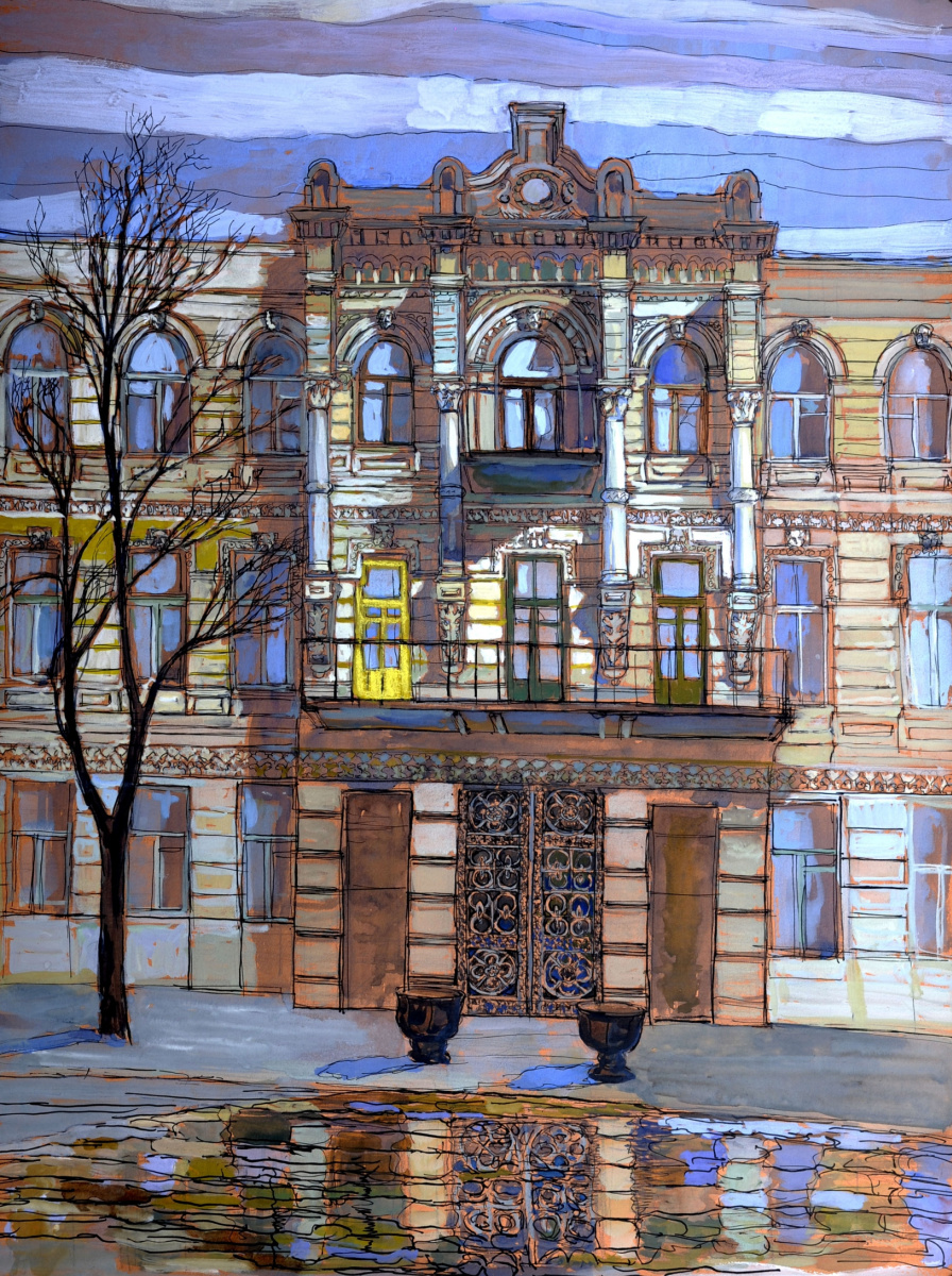 Sofia Rychanova. House in Shaumyana (Dmitrov)