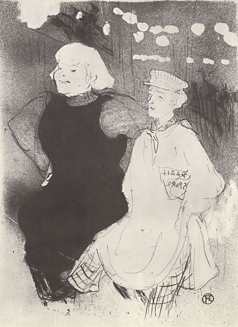 Henri de Toulouse-Lautrec. In "Moulin Rouge", French-Russian fraternization