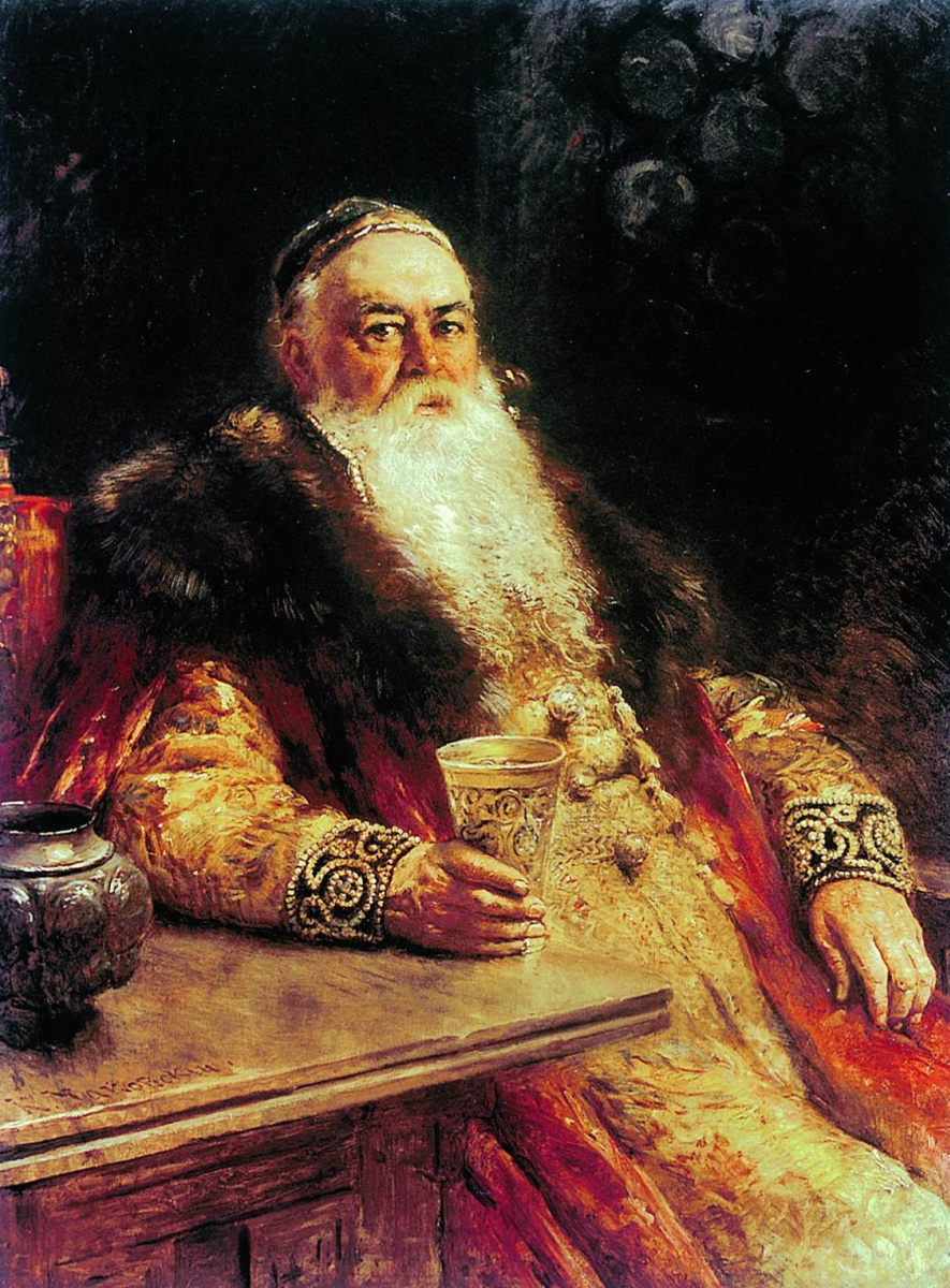 Buy a digital copy: Konstantin Makovsky - Bojar mit dem Pokal Studie ...