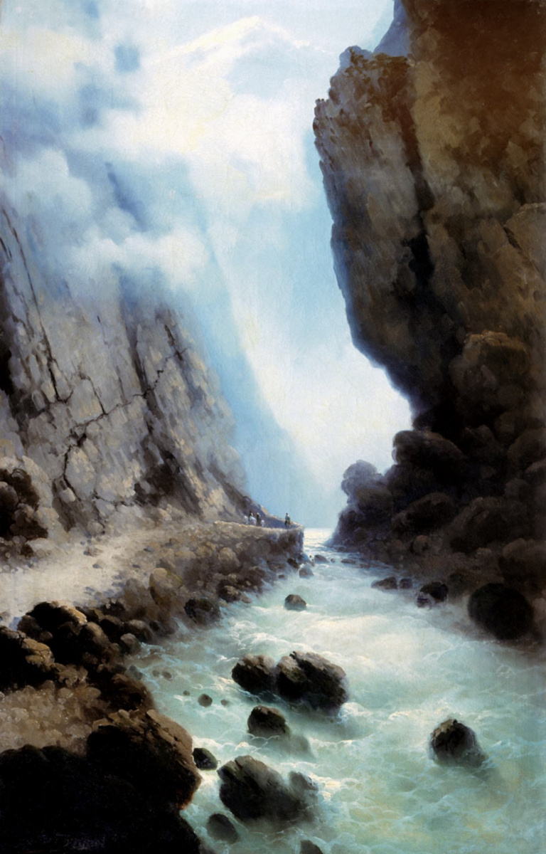 Ilya Nikolayevich Zankovsky. Dariali gorge