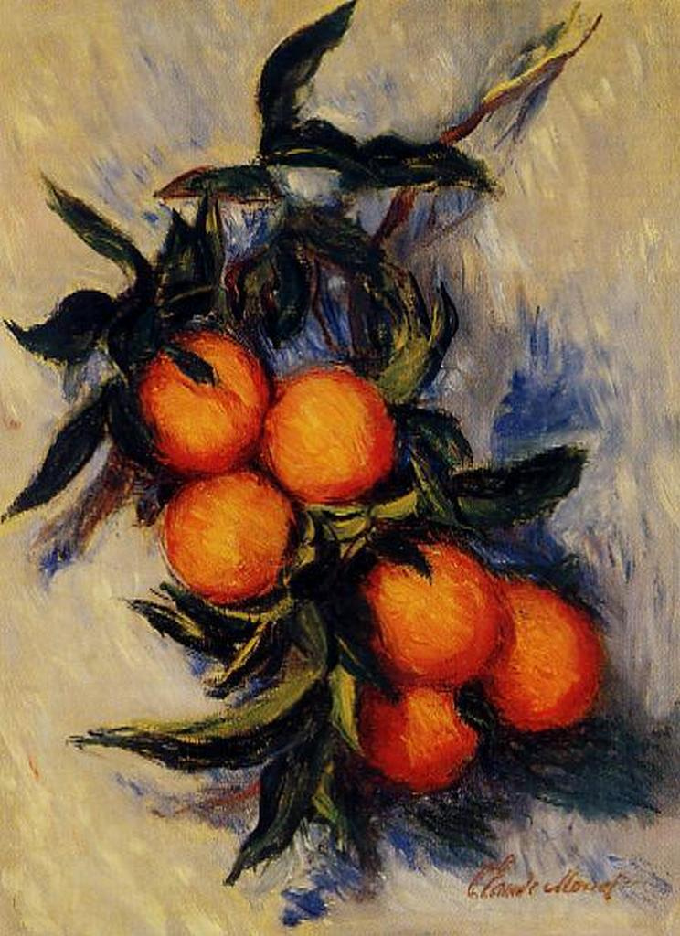 Claude Monet. Branch of oranges