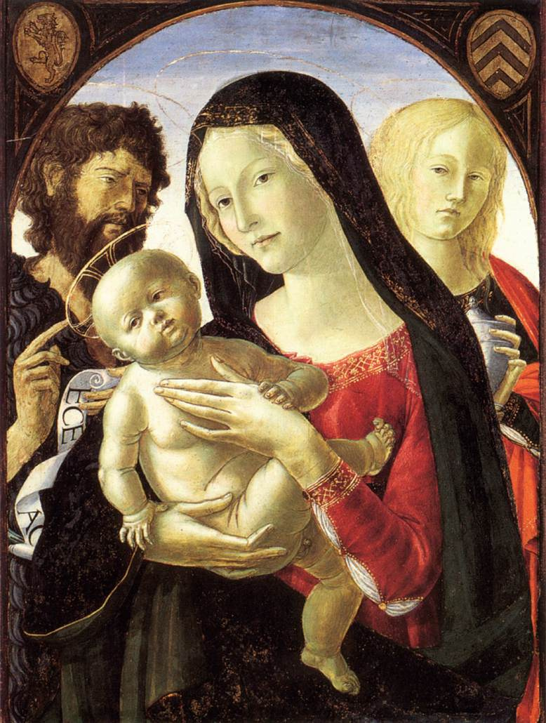 Nerocchio De Landi. Madonna and child with Saint John the Baptist