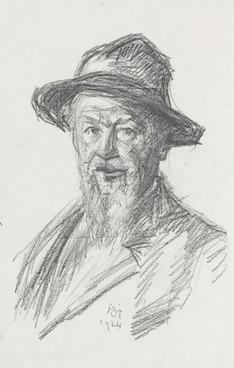 Giovanni Giacometti. Self-portrait
