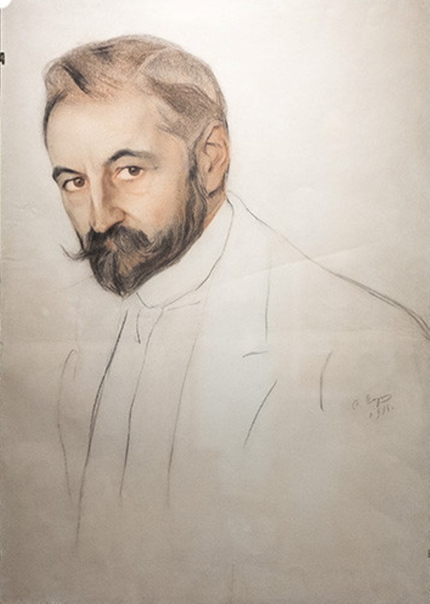 Saveliy Abramovich Sorin. Ritratto di Prince S. M. Volkonsky. 1915