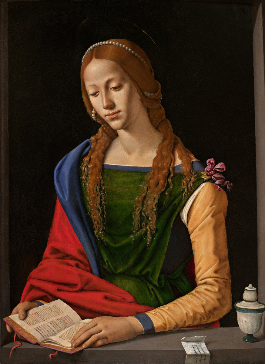 Mary Magdalene reading