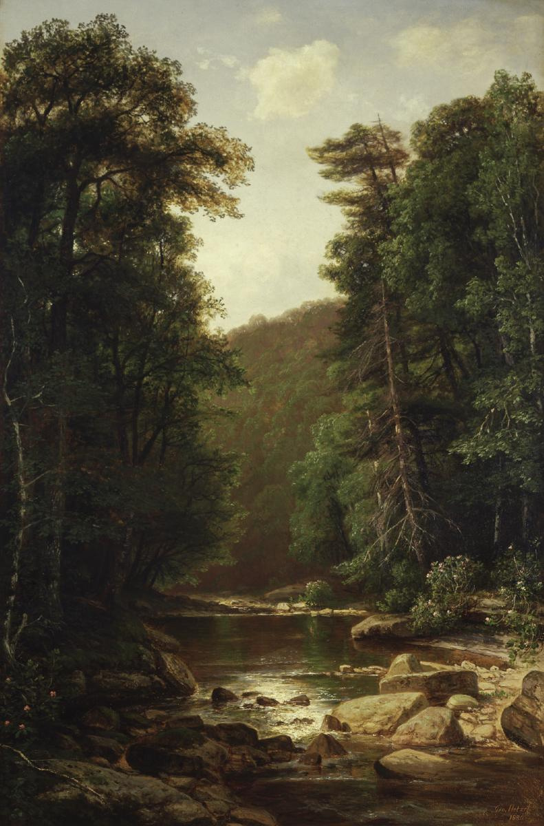 Hetzel George. Landscape with river