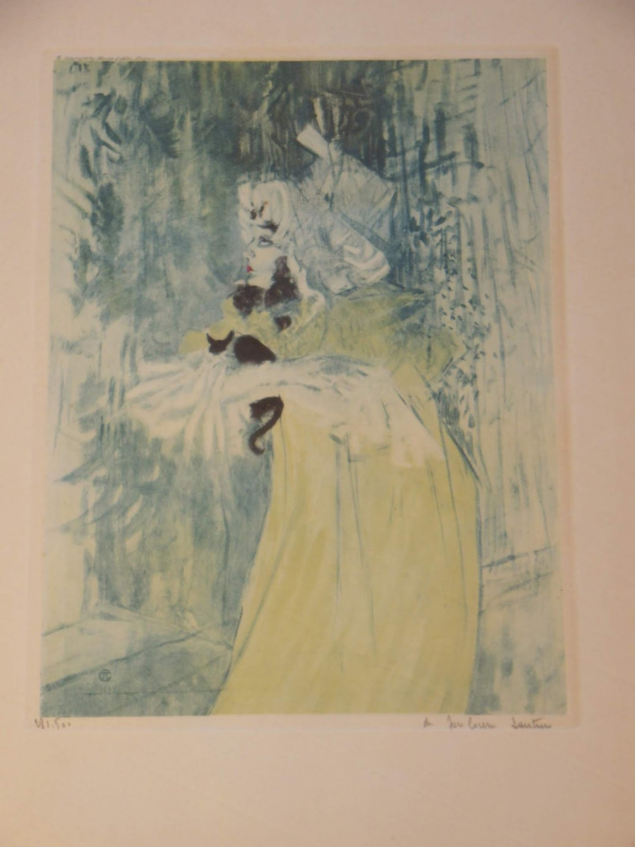 Henri de Toulouse-Lautrec. "May Belfort and Cat".