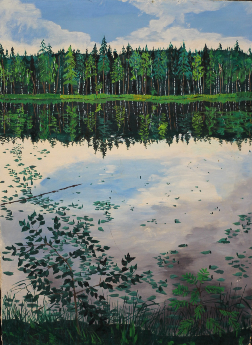 Vladimir Adamovich Ropot. Still water