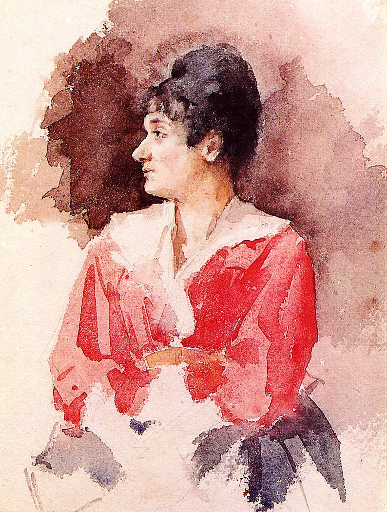 Mary Cassatt. Profile Italian women