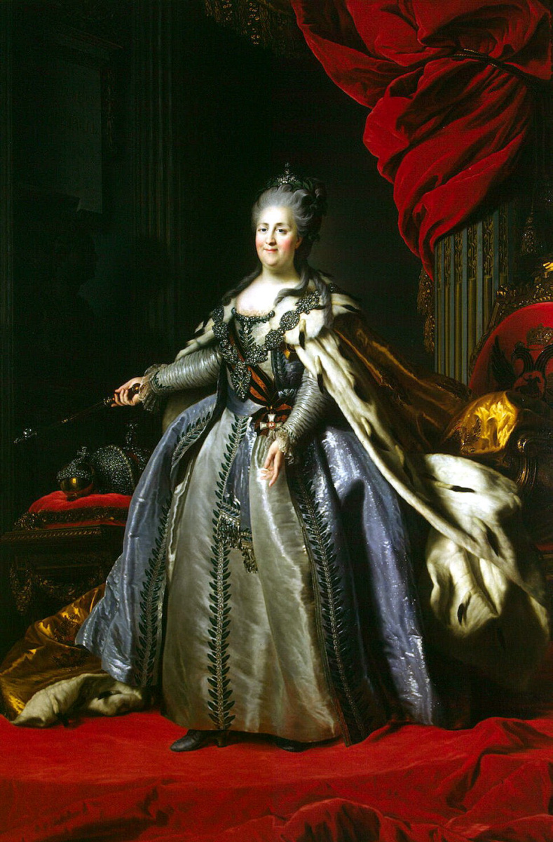 Fedor Stepanovich Rokotov. Portrait of Catherine II