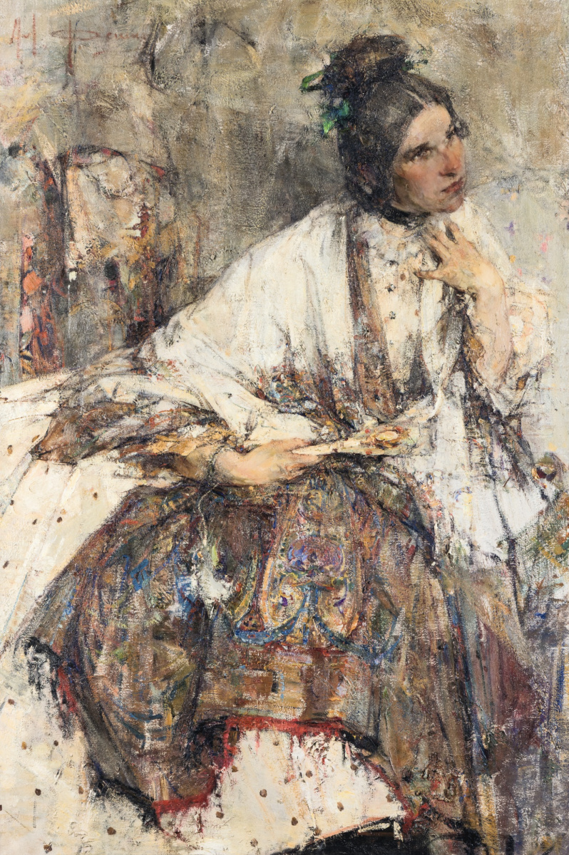 Nicolai Fechin. Portrait of Nadezhda Sapozhnikova