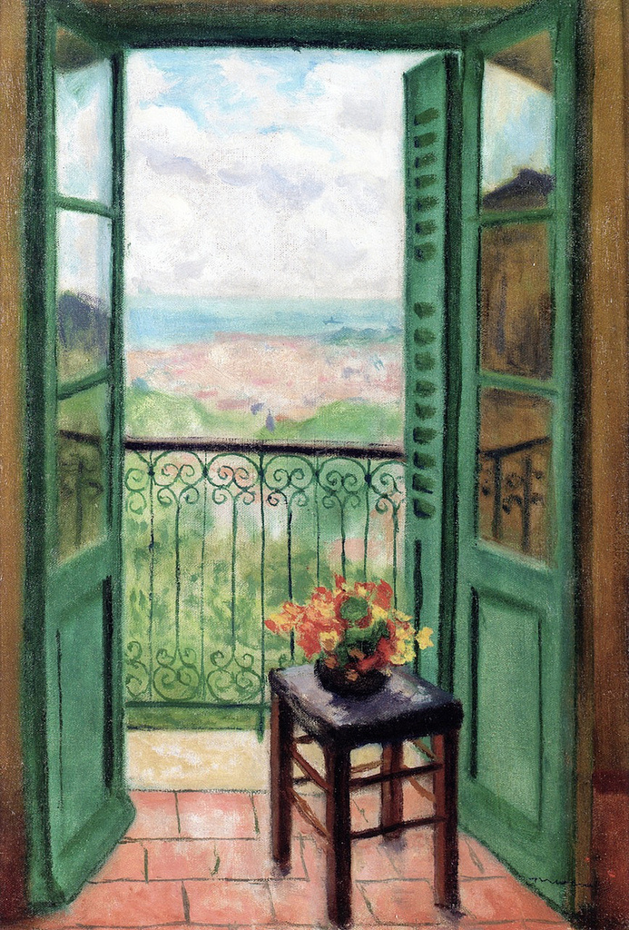 Albert Marquet. The window overlooking the Algerian Bay
