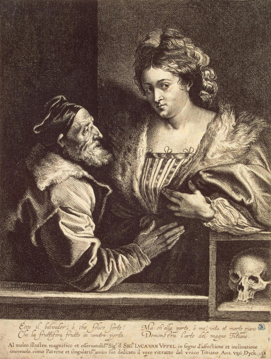 Anthony van Dyck. Titian and his sweetheart