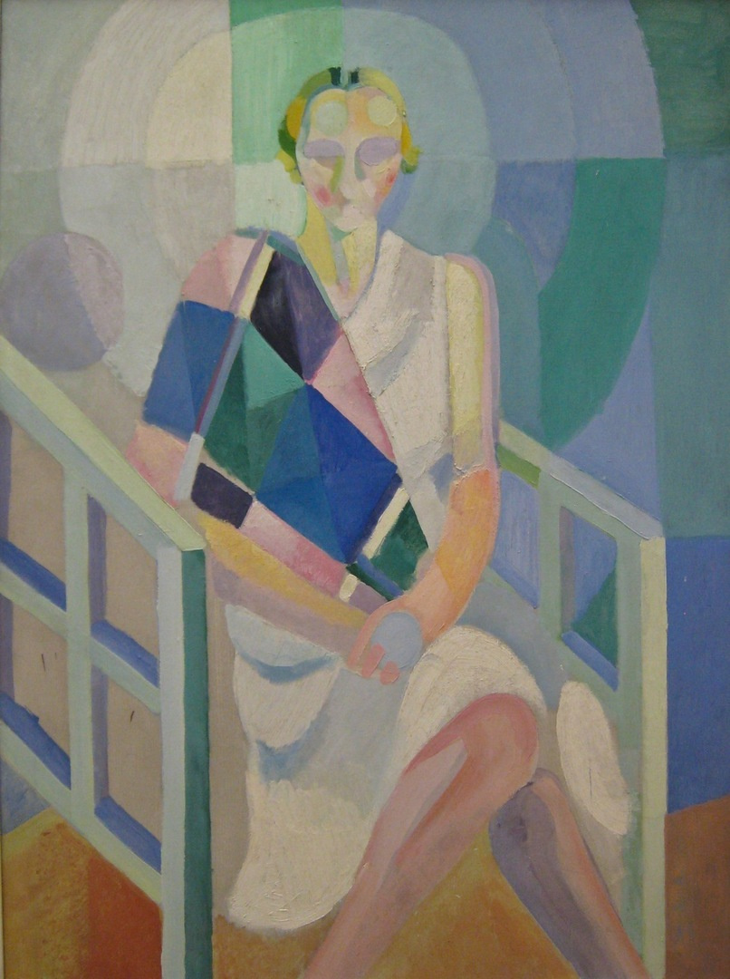 Robert Delaunay. Portrait of Madame Heim