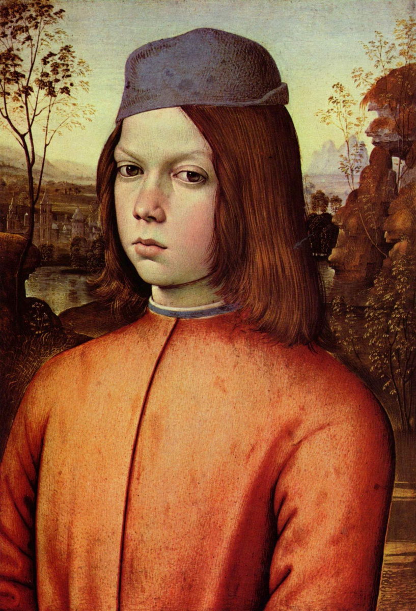 Pinturicchio. Portrait of a boy