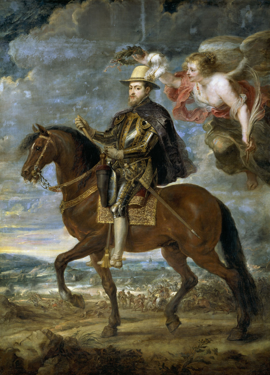 Peter Paul Rubens. Portrait of Philip II, king of Spain