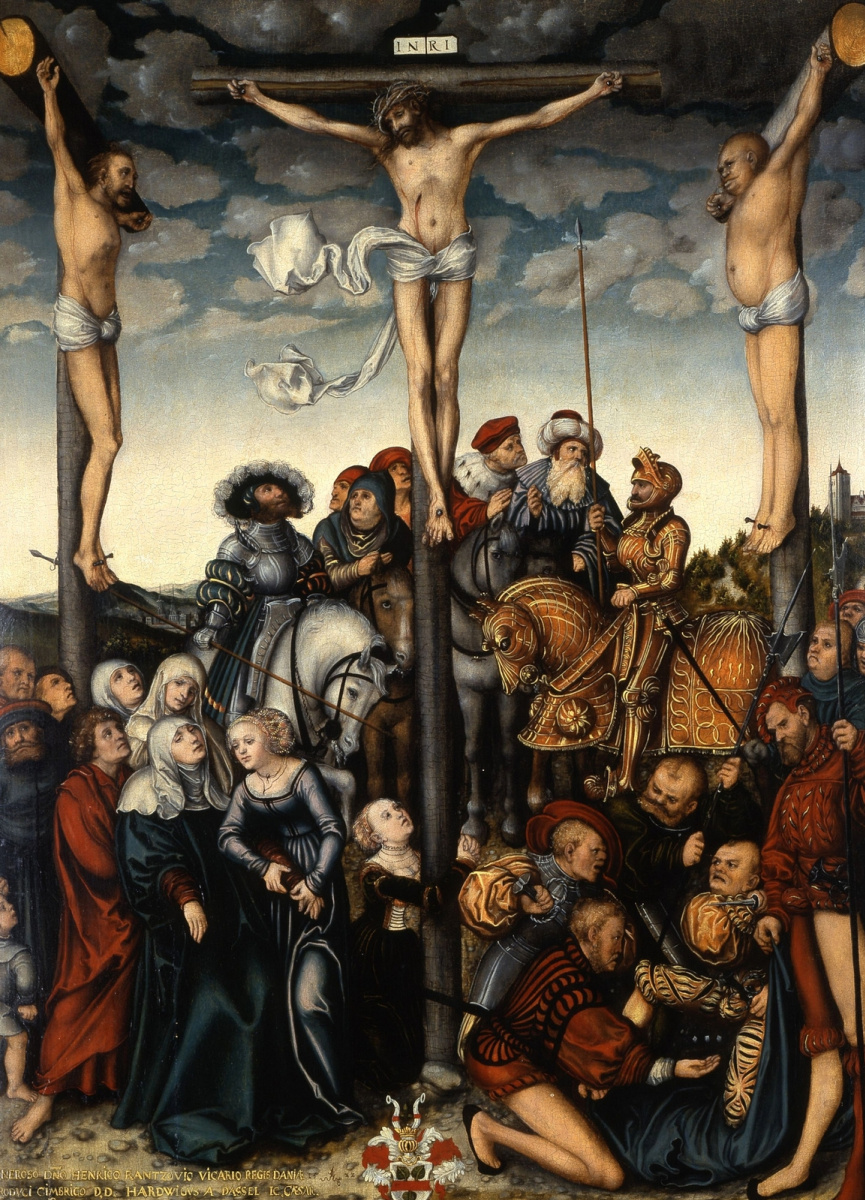 Lucas Cranach the Elder. La crucifixión