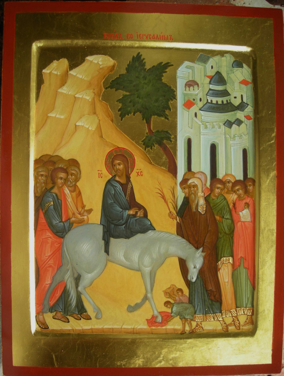 Gennady Viktorovich Babenko. L'ingresso del Signore a Gerusalemme.