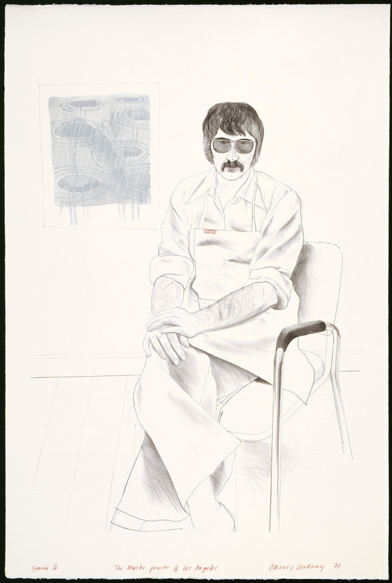 David Hockney. Self-portrait