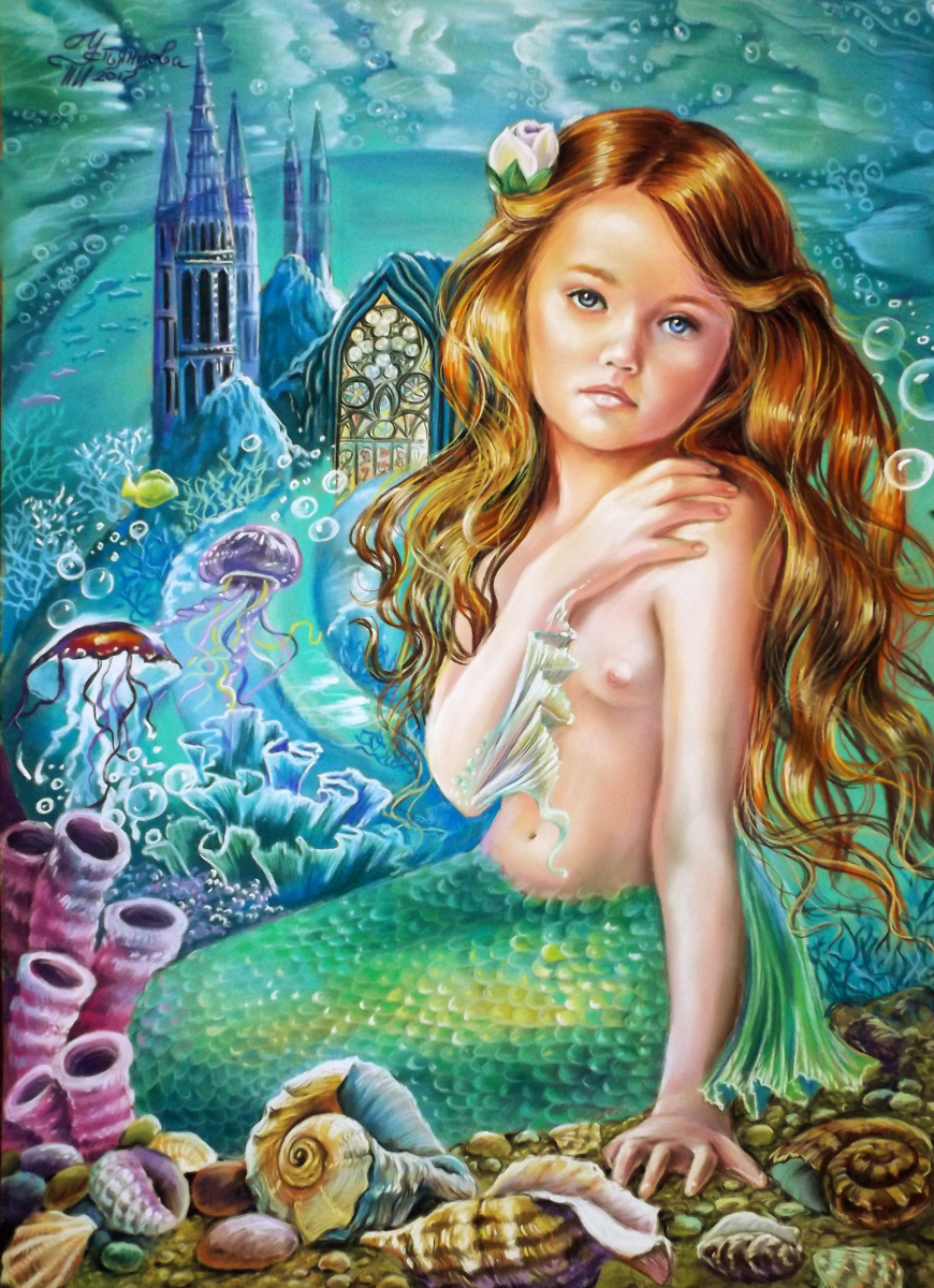 Tatiana Ivanovna Ustyantsev. The little mermaid
